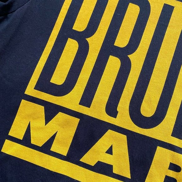 Canvas Bella + Canvas L Bruno Mars 24K World Magic Tour Double Sided Graphic Tee - Picture 3 of 10